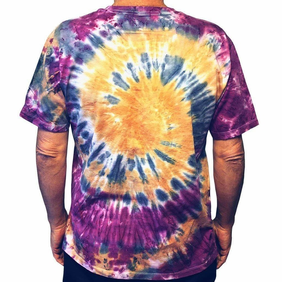 DAVID BOWIE NEW Tie DYE  Mens Tshirt - Picture 2 of 2